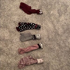 Pink Victoria’s Secret high socks